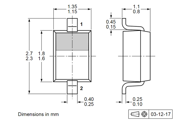 1PS76SB10,115-Package outline