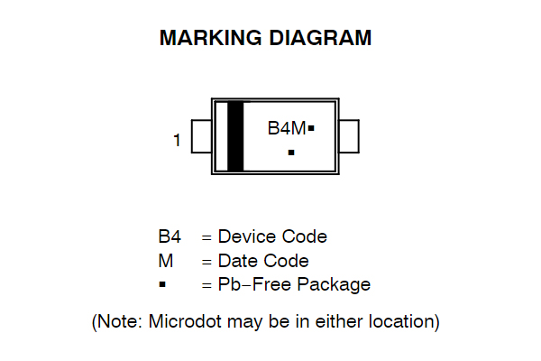 MBR0540T1G  MARKING DIAGRAM